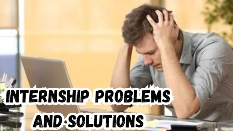 internship problems and solutions